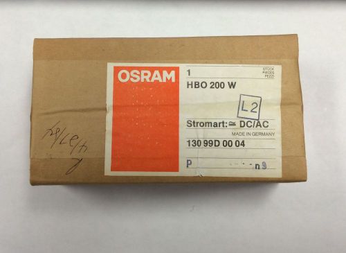 Osram hbo 200 w l2 mercury short arc lamp bulb - 200w, 53v for sale