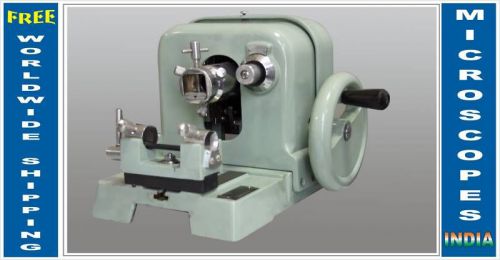 New! microscope tissue section lab microtome 1-25 microns feed  w 1 micron lc for sale