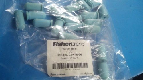 Fisherbrand Rubber Bulb 3cc Cat#:03-448-26 lot of 21