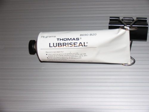 Thomas Lubriseal stopcock grease, ground glass joints and seals, high vacuum.