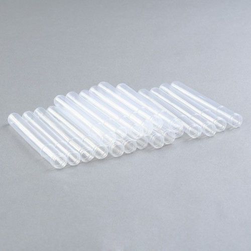 Pack of 20 100mm disposable plastic test tubes for sale