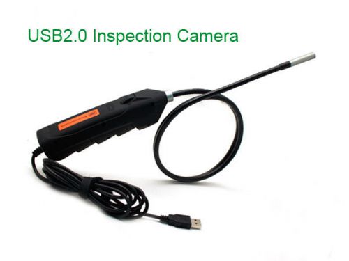 HD 720P 2 Mega Waterproof USB Endoscope Borescope Inspection Snake Camera 6 Leds