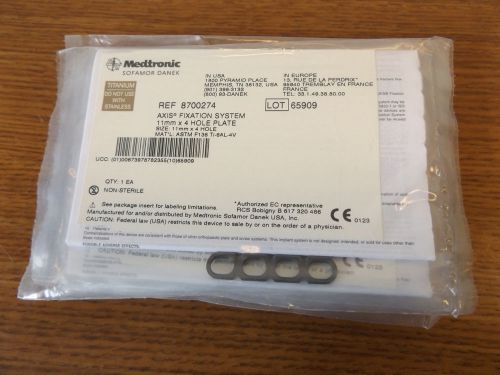 Medtronic 8700274 Axis Fixation Bone Plate