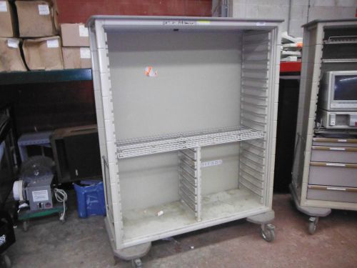 Herman Miller Hospital  Mobile Supply Cabinet  2 Wire Shelves  56&#034;WX67&#034;