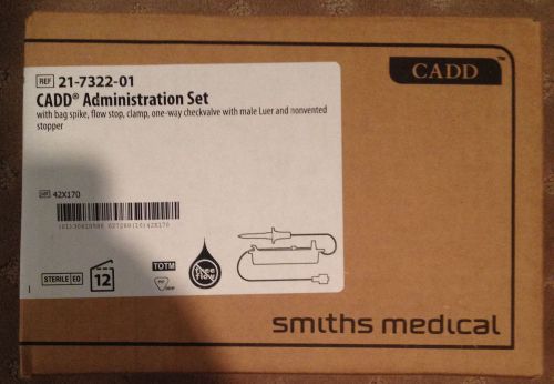 Smiths Medical CADD Administration Set 7322-01 1 Box/12 Units