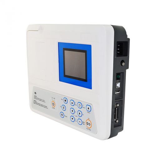 Portable Digital 3-channel 12-lead ECG EKG Electrocardiograph EKG-903A