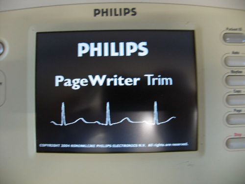 PHILLIPS PAGEWRITER TRIM III EKG ON MOBILE CART/EMR COMPATIBLE