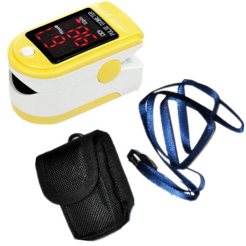 Contec fingertip pulse oximeter - yellow for sale