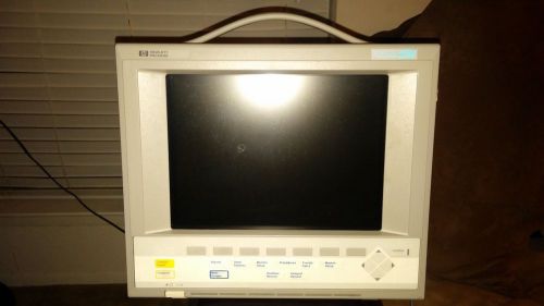 HP M1204A VIRIDIA 24C PATIENT MONITORING SYSTEM with Module Rack