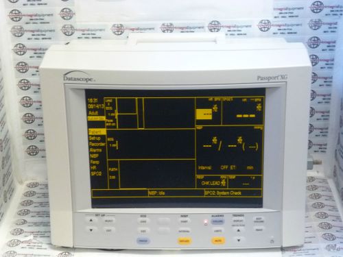 Datascope Passport XG Patient Monitor - ECG, SpO2, NiBP, Printer, With Warranty