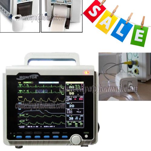 CONTEC vital sign ICU Patient Monitor+ETCO2+printer,8.4?color TFT display