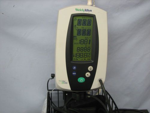 Welch allyn spot vital signs 420 monitor  temp w/ cuff cables for sale