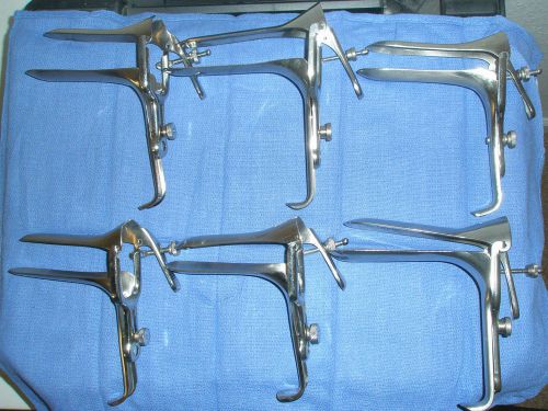Vaginal Speculum OB Gynecology Surgical Instruments lot of 6