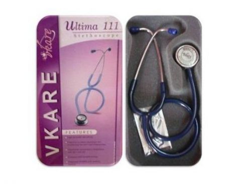 Vkare Adult Stainless Steel Stethoscope - Blue S31