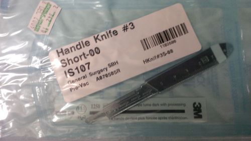 BD Bard-Parker Knife Handle Size: 3 - Excellent Condition, Sterile