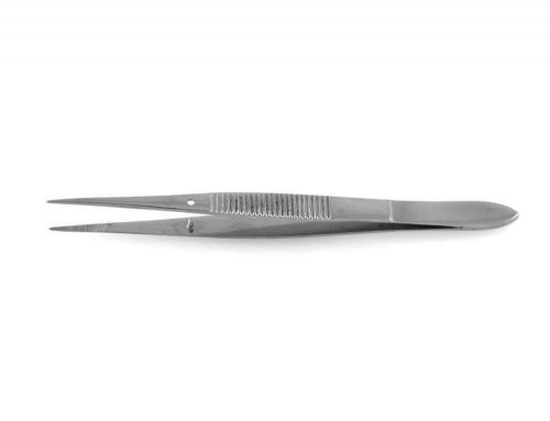 Splinter Forceps 4.5&#034; Fine Point Serrated Tips, Surgical Dental Instruments