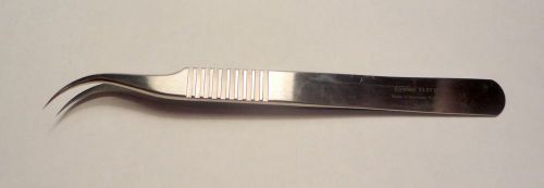 Normed medical 03.57.107 curved thin tip forceps stainless made in germany for sale