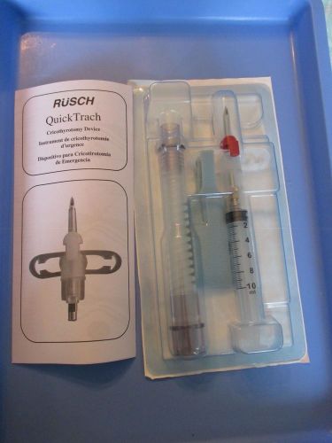 QuickTrach Emergency Cricothyrotomy Device Size 4mm Sealed Expires 12/2014