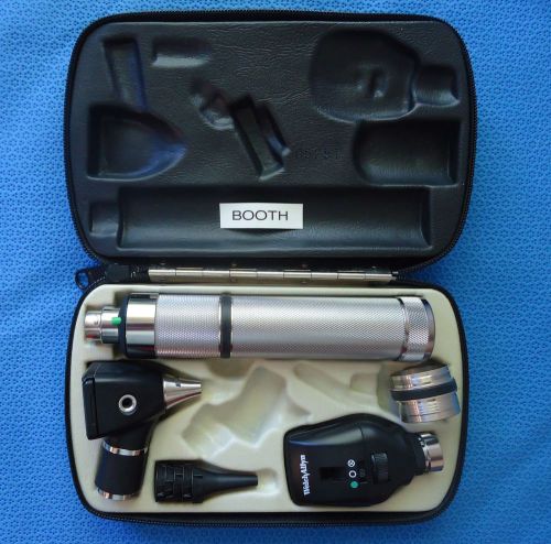 Welch allyn diagnostic set #97200-cs1 &#034;classic&#034; set-- new/fresh battery! for sale