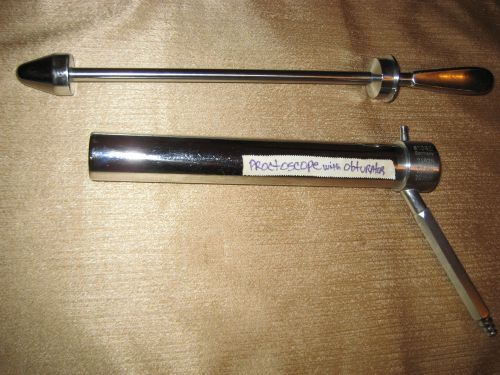 Storz 24935 2 parts--obturator &amp; proctoscope outer sheath for sale