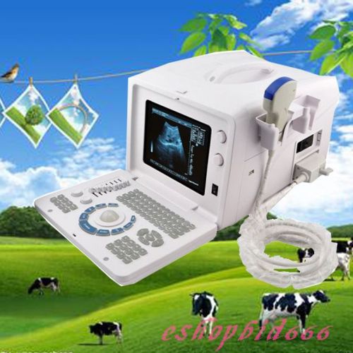 2015 Ultrasound Machine Scanner Workstation + conve probe + Free 3D VeterinaryCE