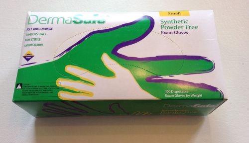 Derma-Med Synthetic Powder Free Exam Gloves - Small, 100-Pack