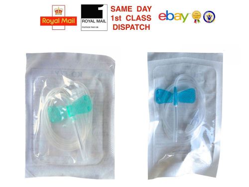 1 2 5 10 15 20 25 30 butterfly cannula 21g 0.8x19 green &amp; 23g 0.6x19 blue cheap for sale