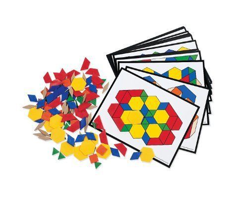 Learning resources pattern block activity pack (ler0335) for sale