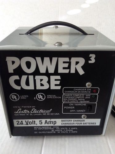 Lester Electrical 24 volt 5amp Power3 Cube Charger