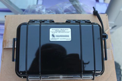 N.a.r armadillo medication storage case black, brand new. for sale