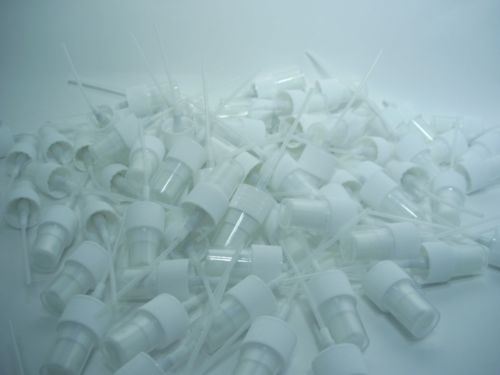 50 White Fine Mist Sprayers 7.5 inch Stem Fits 1 oz / 2 oz Bottles