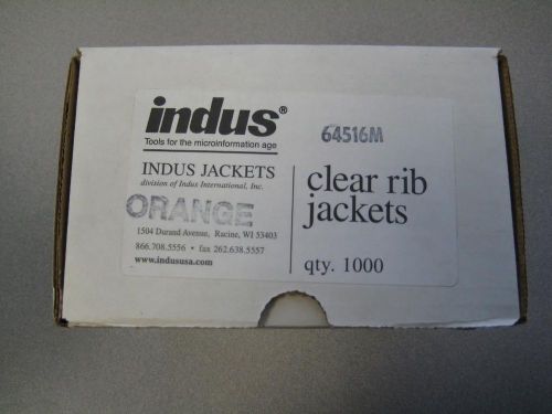 Microseal Indus Microfilm Jackets 5 Chnl 16mm Metric Orange Stripe CR-64516M