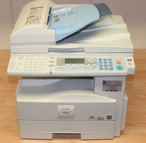 Ricoh MP 161 Printer Desk Top Copier Scanner Fax - Only 15,861 on Meter - NICE!