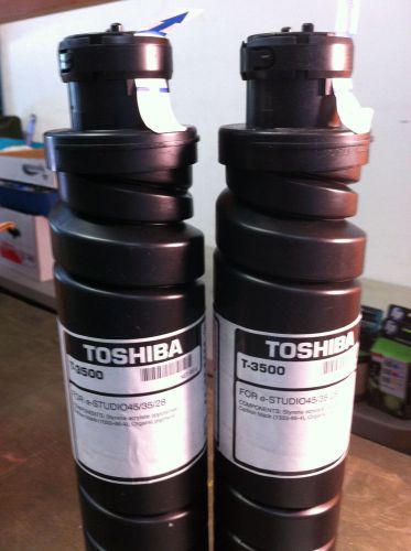 Lot of 2  T-3500 Genuine Toshiba Toner e-Studio 28 35 45