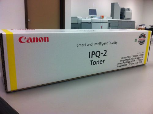 Canon IPQ-2, Yellow Toner Cartridge, Brand New, Factory Sealed