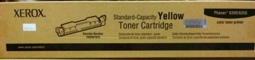 1 New Xerox Phaser 6300/6350 Standard Capacity Yellow Toner Cartridge Manf Seal