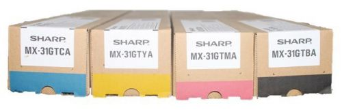 SHARP MX-31GT Toner Cartridge Multipack BA/MA/CA/YA – All colours.