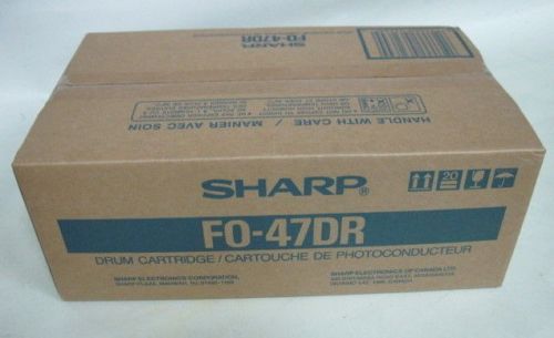 SHARP GENUINE FO-47DR (FO47DR) OEM DRUM CARTRIDGE (NEW OPEN BOX!) SEALED WRAPPER