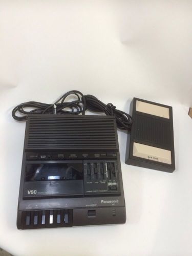 Panasonic RR-830 Transcriber Recorder Dictation Machine &amp; Foot Pedal