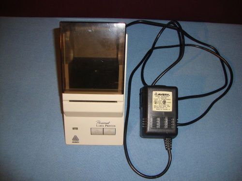 AVERY PLP2000 PERSONAL LABEL PRINTER IN MINT CONDITION WITH POWER SUPPLY!