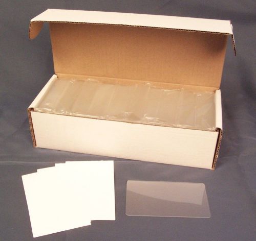 3 boxes  10 mil hot lamination pouches luggage no slot 500 2-1/2 x 4-1/4 sleeve for sale
