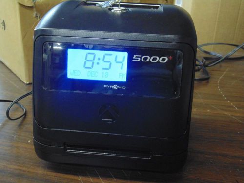 Pyramid 5000 auto totaling time clock (p2) for sale