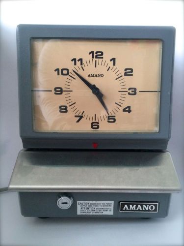 Retro amano time clock, time cards - clock in with style for sale