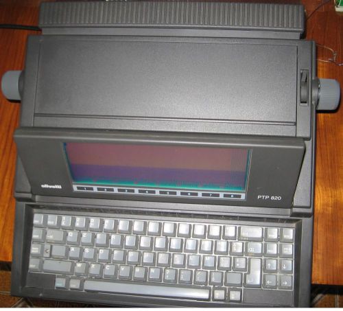 OLIVETTI PTP 820 - MACCHINA DA SCRIVERE ELETTRONICA - OTTIMO STATO