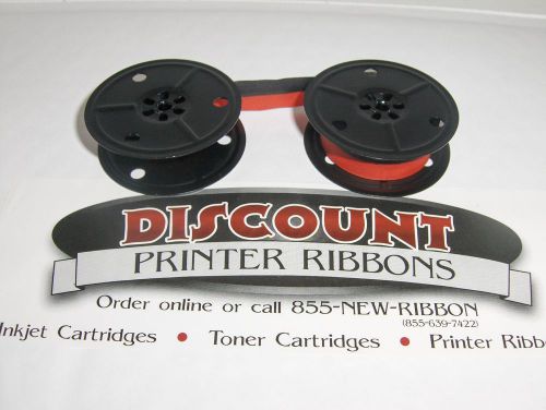 Royal futura 600 futura 800 typewriter ribbon metal spool red &amp; black ribbon for sale