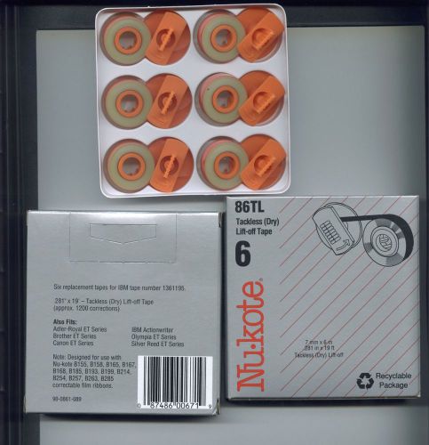 Nukote 86tl lift-off correction tape for typewriters for sale