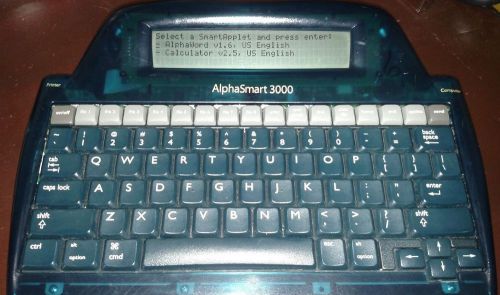 AlphaSmart 3000 Portable Lightweight Word Processor, Tested working