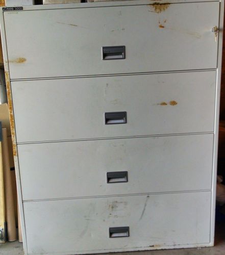 Schwab 5000 4-drawer lateral file fire safe
