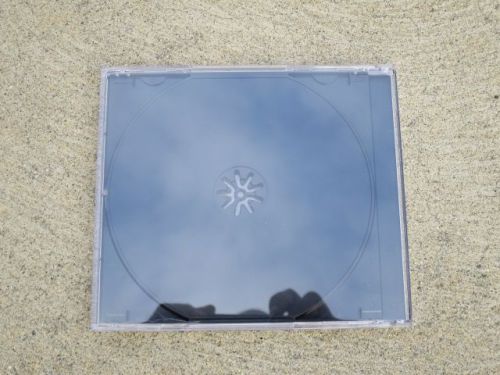 75 Standard Black CD Jewel Cases - New
