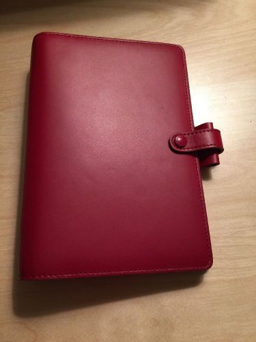 Filofax Personal Buckingham Red Rare